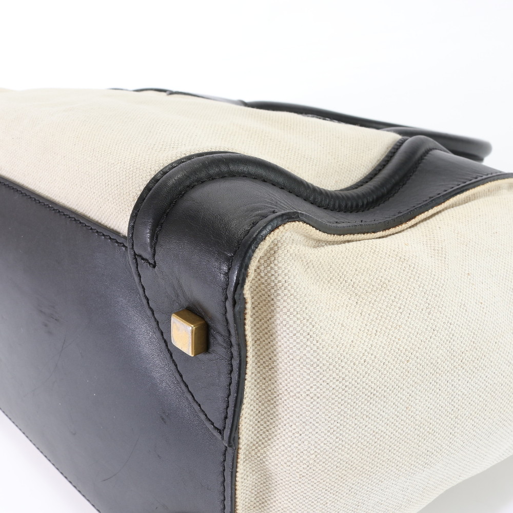 Celine Luggage Mini Shopper Leather Tote Bag - Picture 11 of 13